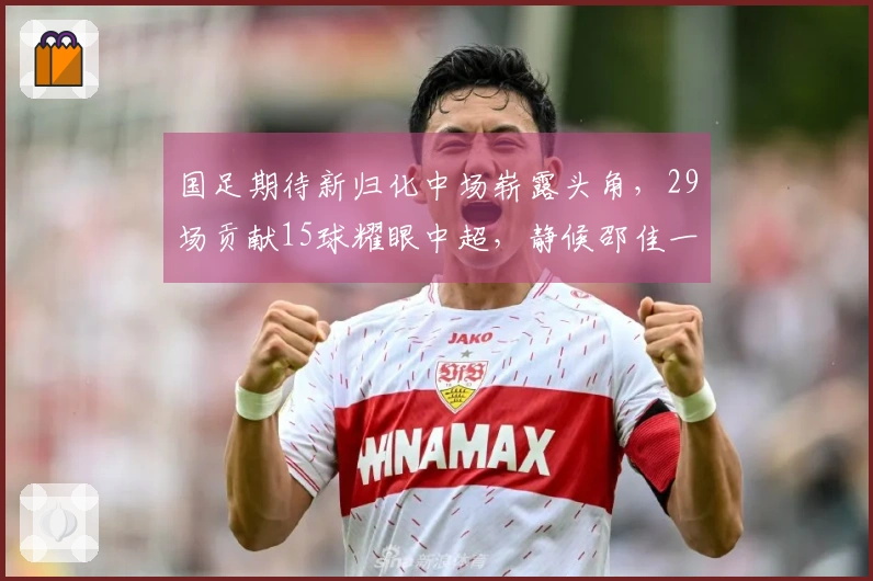 国足期待新归化中场崭露头角，29场贡献15球耀眼中超，静候邵佳一推动合作